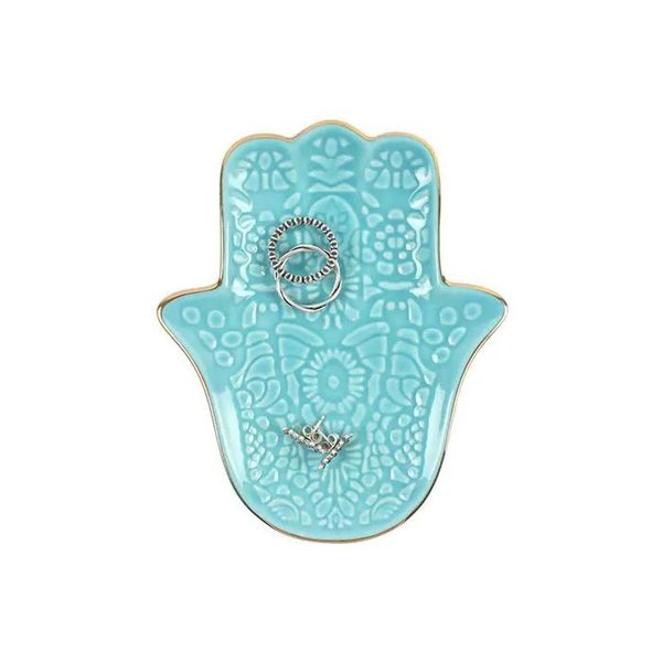 Korulautanen - Hamsa k&auml;si, turkoosi